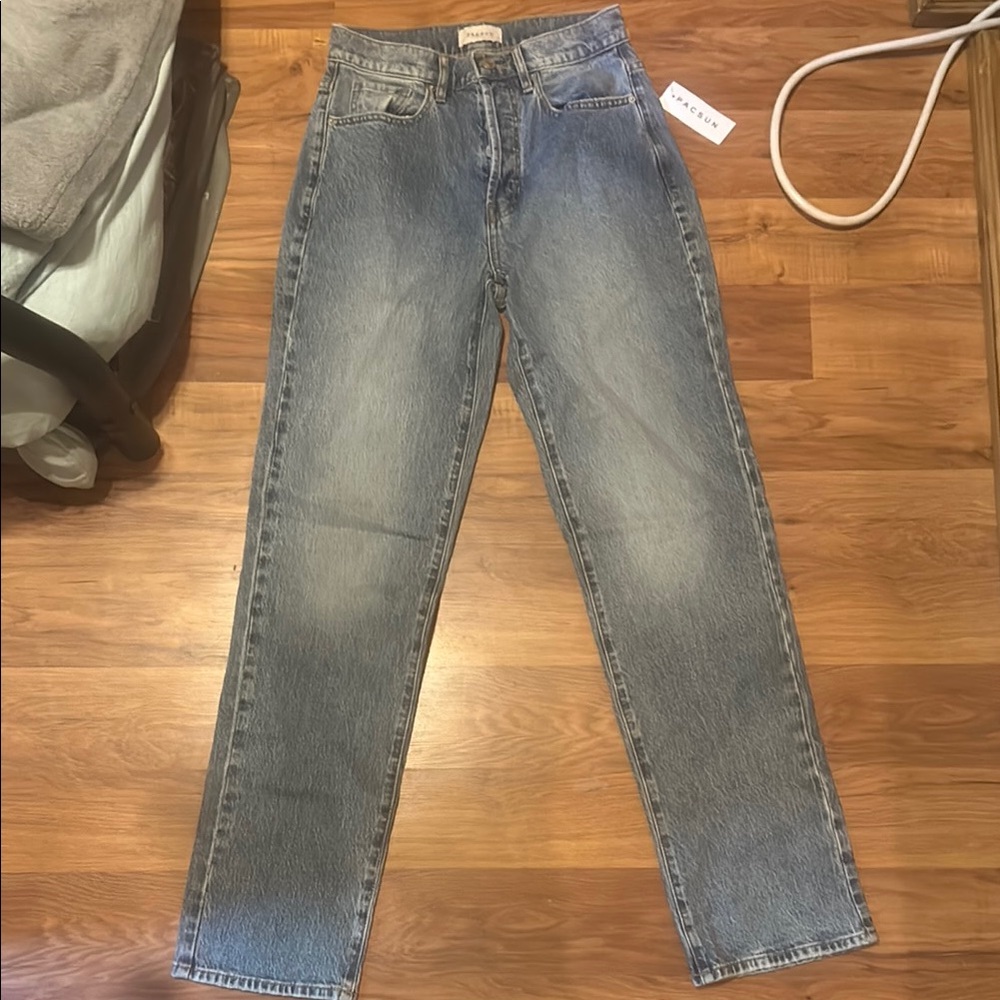 Pacsun Blue Jeans Straight Leg Size 24 New With Tags!
